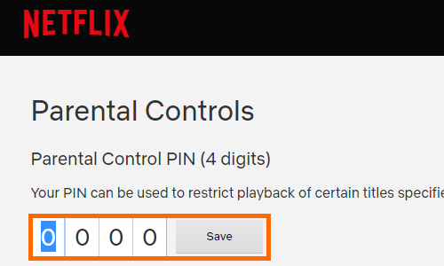 Cara Mengatur PIN Berdasarkan Tingkat Kedewasaan di Netflix 8