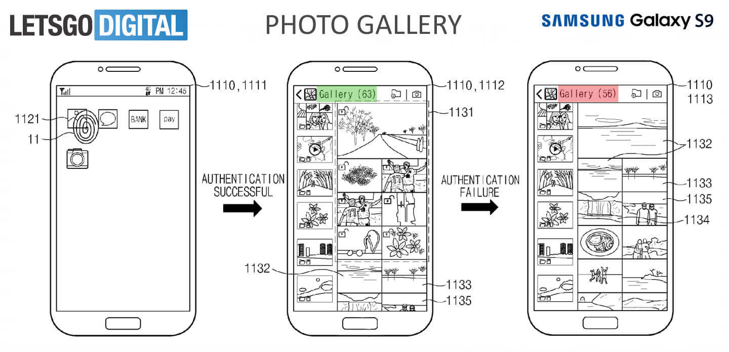 Samsung Galaxy Sensor sidik jari S9 terintegrasi dalam tampilan 3