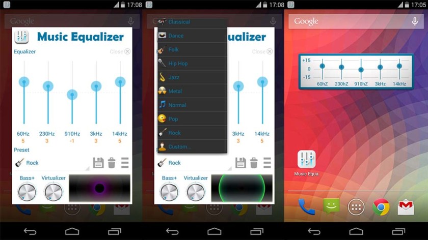 Tangkapan layar aplikasi equalizer musik terbaik Equalizer Musik