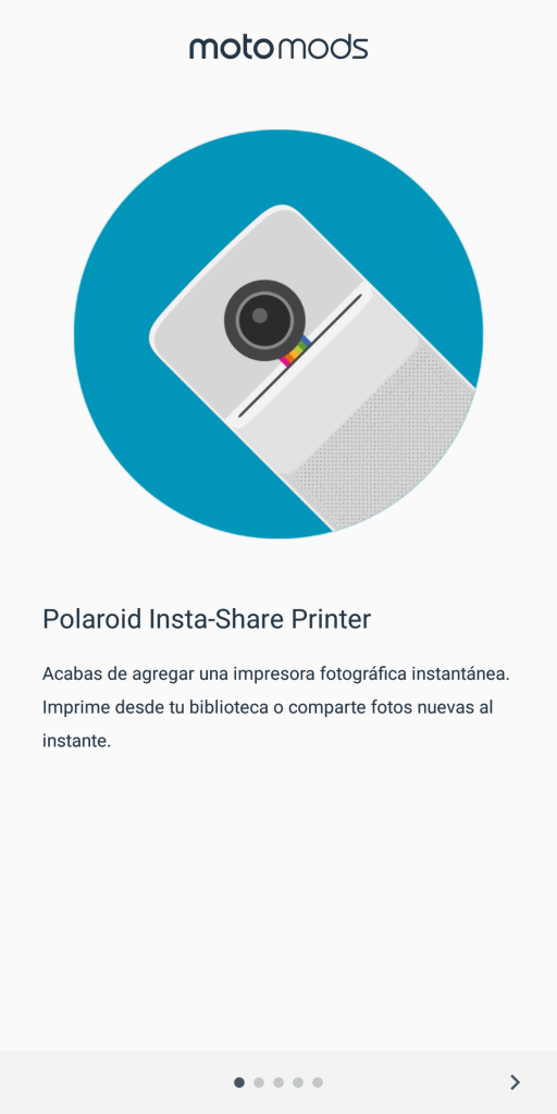 Granska Motorola Moto Mods 360 + Insta-Share Polaroid kamera 9 