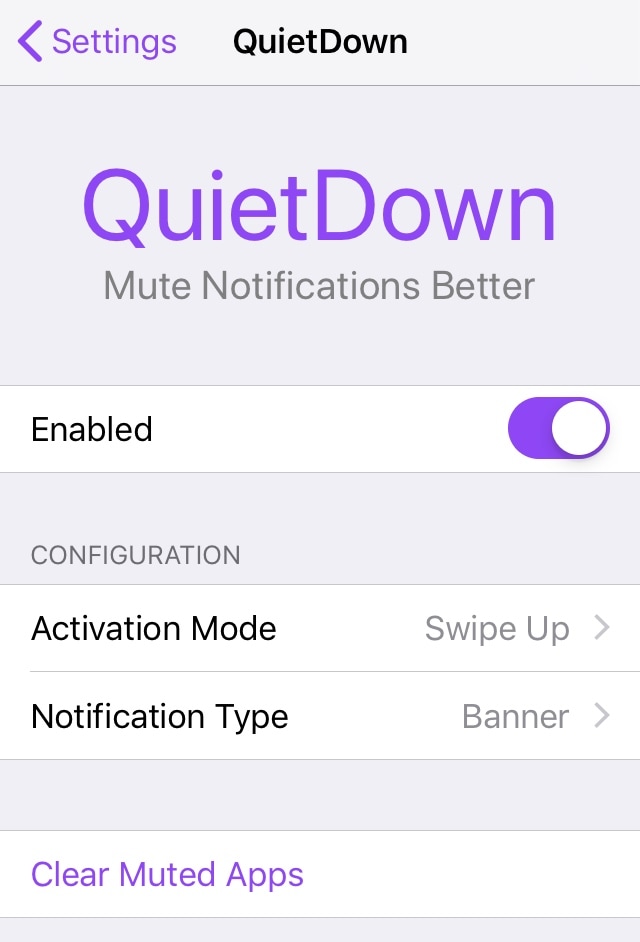 Bungkam aplikasi tertentu untuk periode waktu tertentu dengan QuietDown 3
