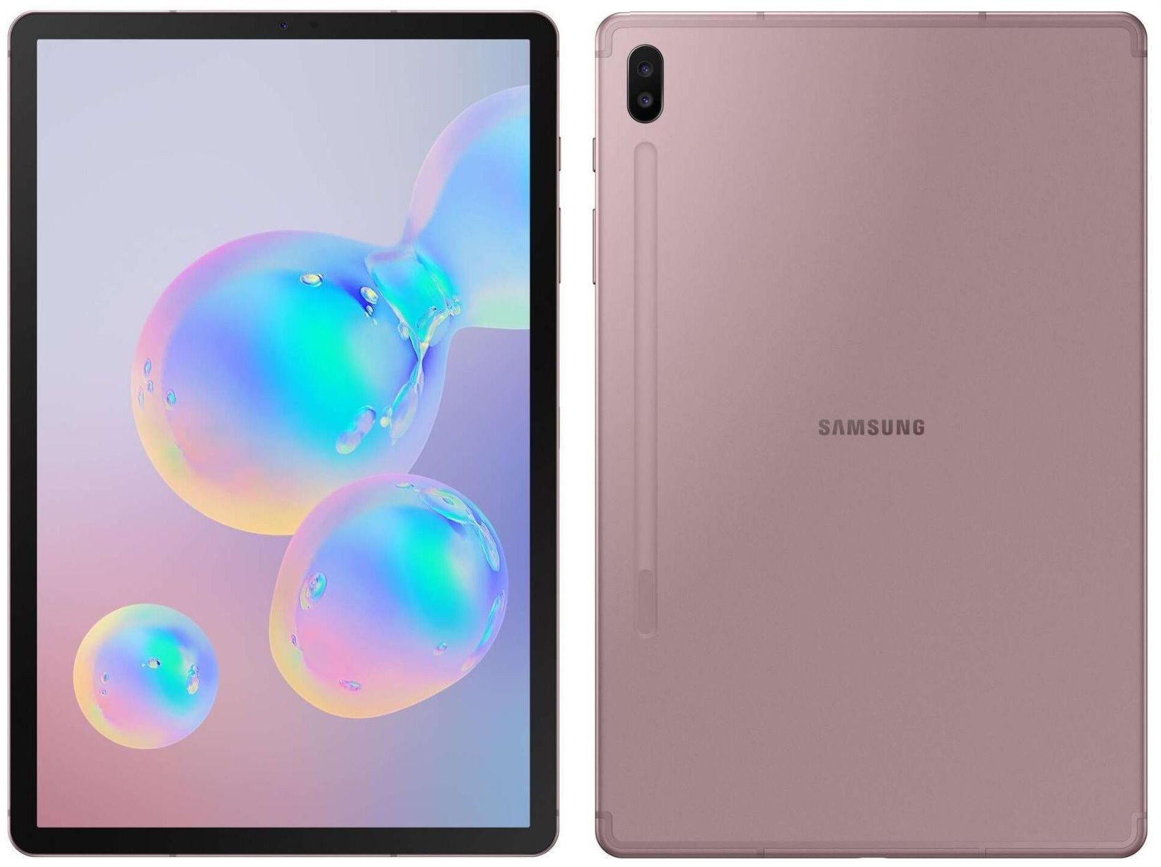 Render baru menawarkan tampilan warna pink yang lebih dekat Galaxy Tab S6 1