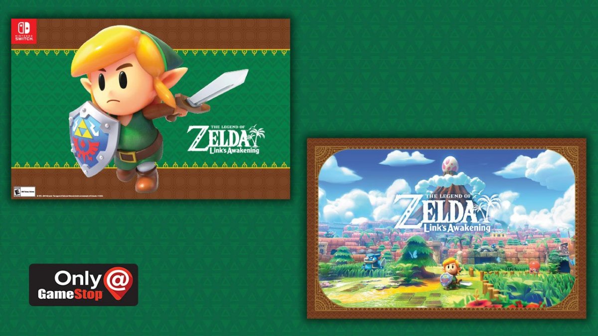 The Legend of Zelda: Awakening Link hadir dengan poster dua sisi di GameStop
