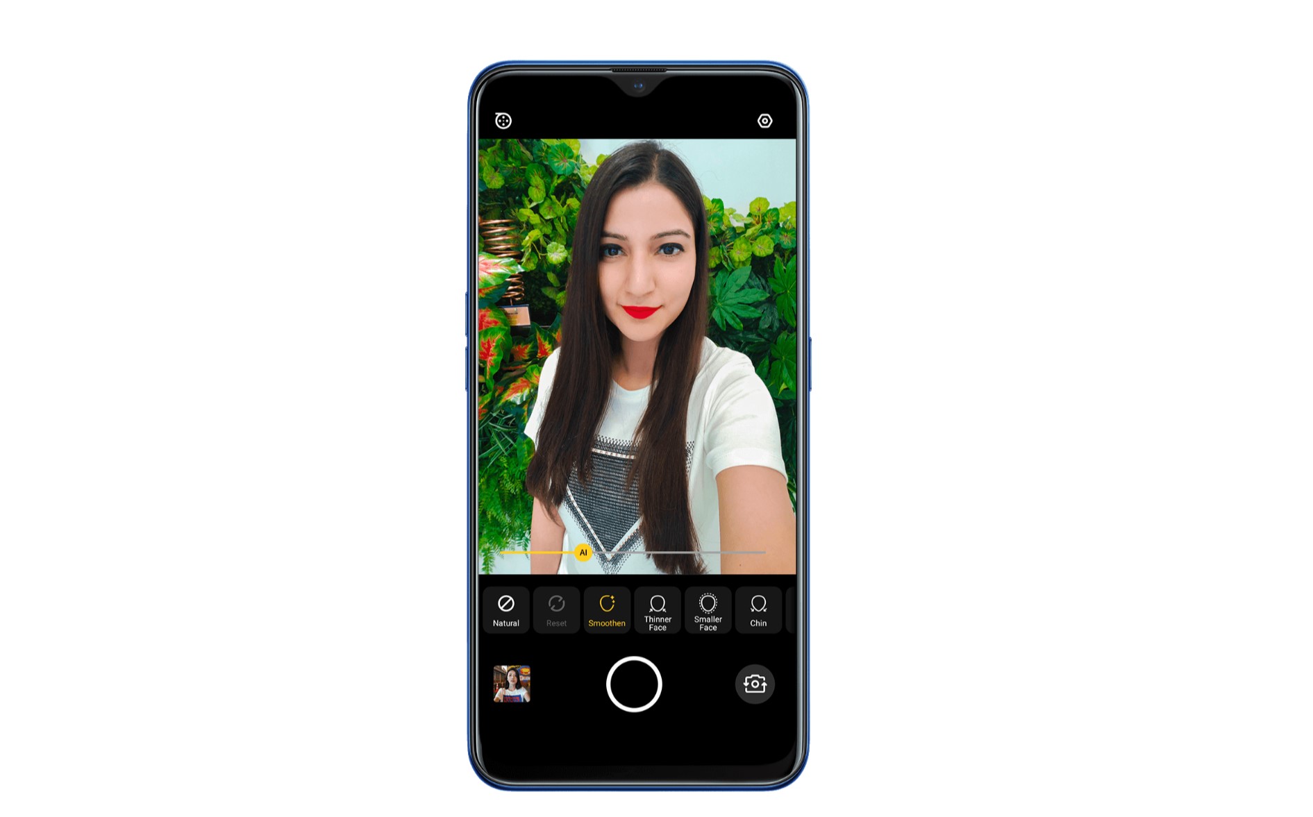 OPPO A9 16MP Selfie-kamera har AI-skönhet 