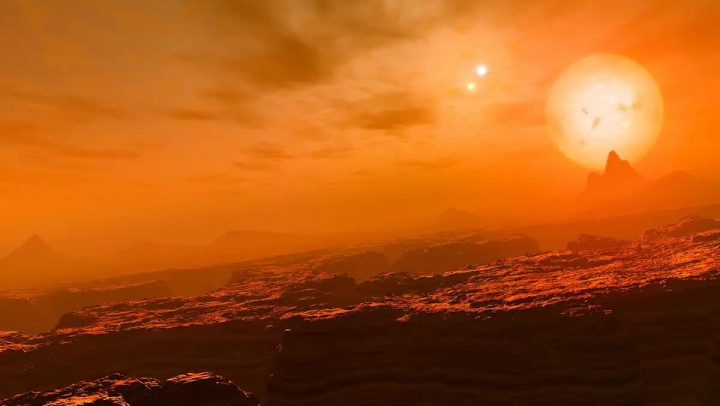 Gambar planet ekstrasurya dengan 3 matahari ditangkap oleh teleskop TESS NASA