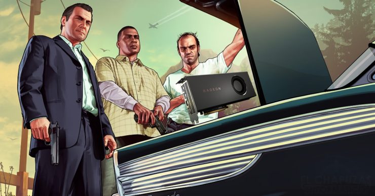 Grand Theft Auto V och Radeon RX 5700