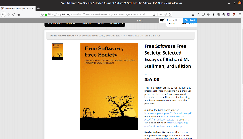 Tanda tangan Stallman Berapa banyak yang akan Anda bayarkan untuk memilikinya?