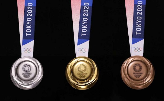 Tokyo meluncurkan medali Olimpiade daur ulang