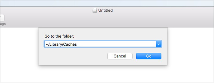 Buka Folder Cache di Mac