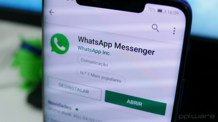 WhatsApp menghabiskan file statistik data
