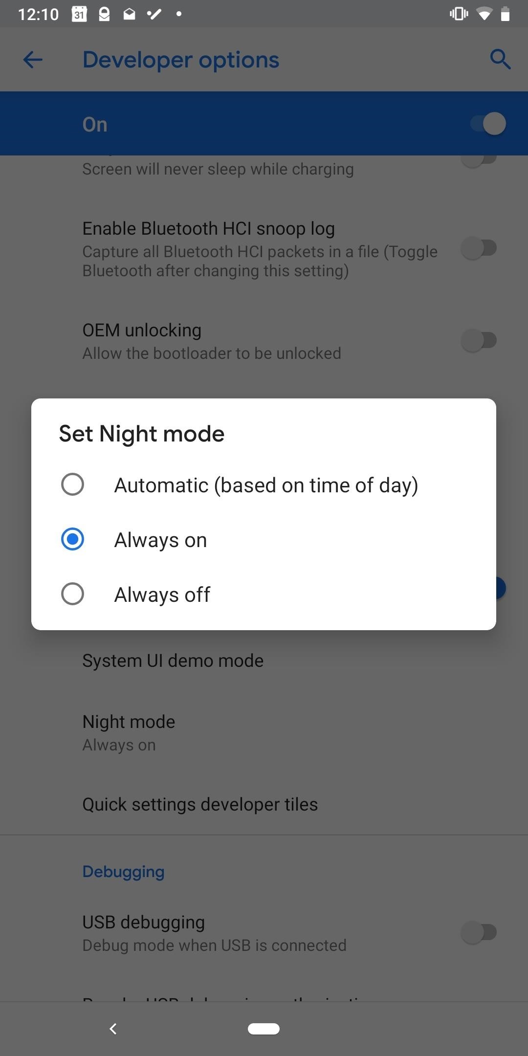 Hur man aktiverar Dark Mode i Google Kontaktapplikationen för Android