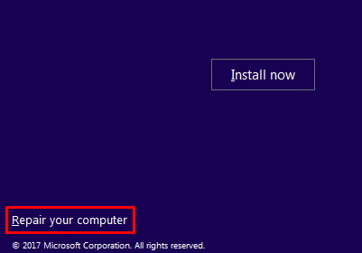 boot masuk windows 10 mode aman menggunakan perbaikan komputer Anda