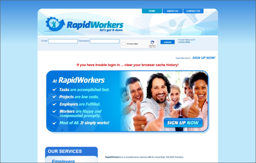 RapidWorkers Micro Jobs Jobs Sites - Dapatkan Bayaran Untuk Melakukan Tugas Singkat Online