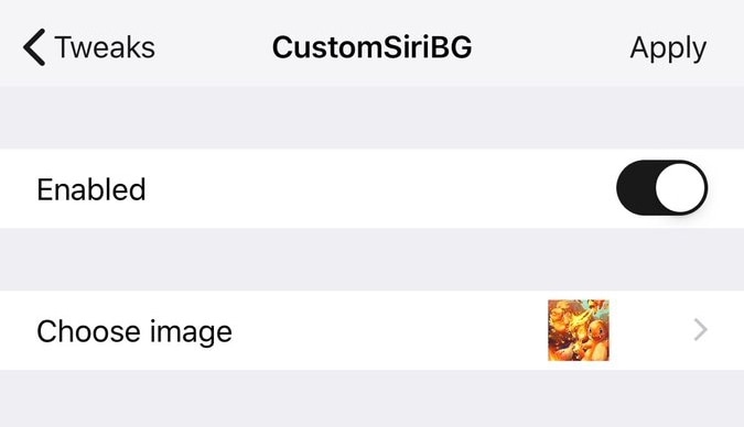 CustomSiriBG memungkinkan Anda untuk mengubah latar belakang antarmuka Siri 3