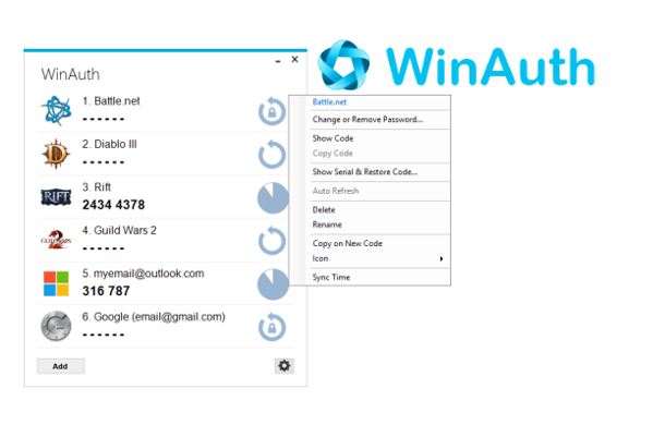 Cara menggunakan Winauth untuk verifikasi dua langkah pada Windows 10/8/7