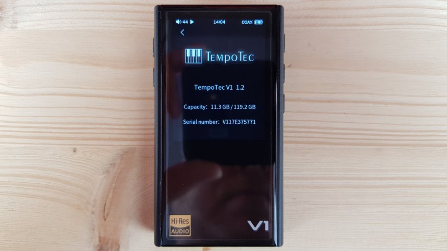 TempoTec V1-A: mungkin pemutar audio Hi-Res dengan anggaran terbaik 34