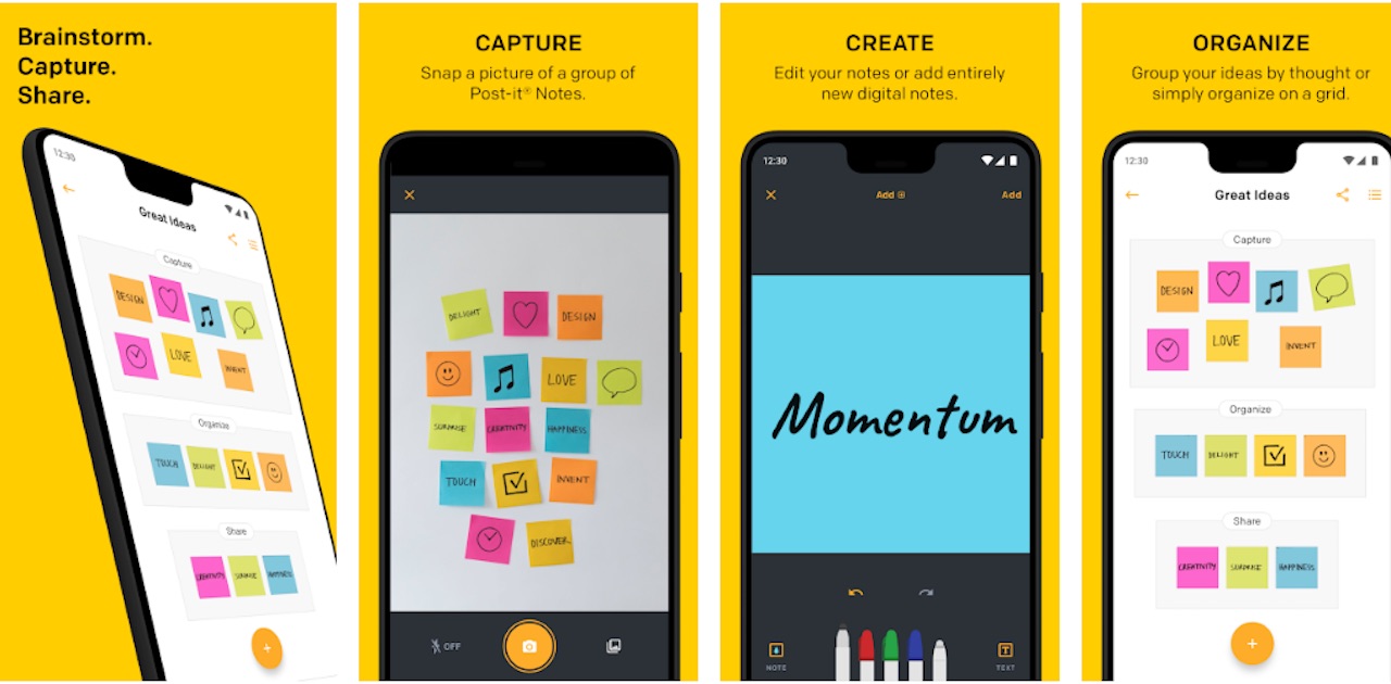 Post-it (akhirnya) merilis aplikasi Android setelah 5 tahun