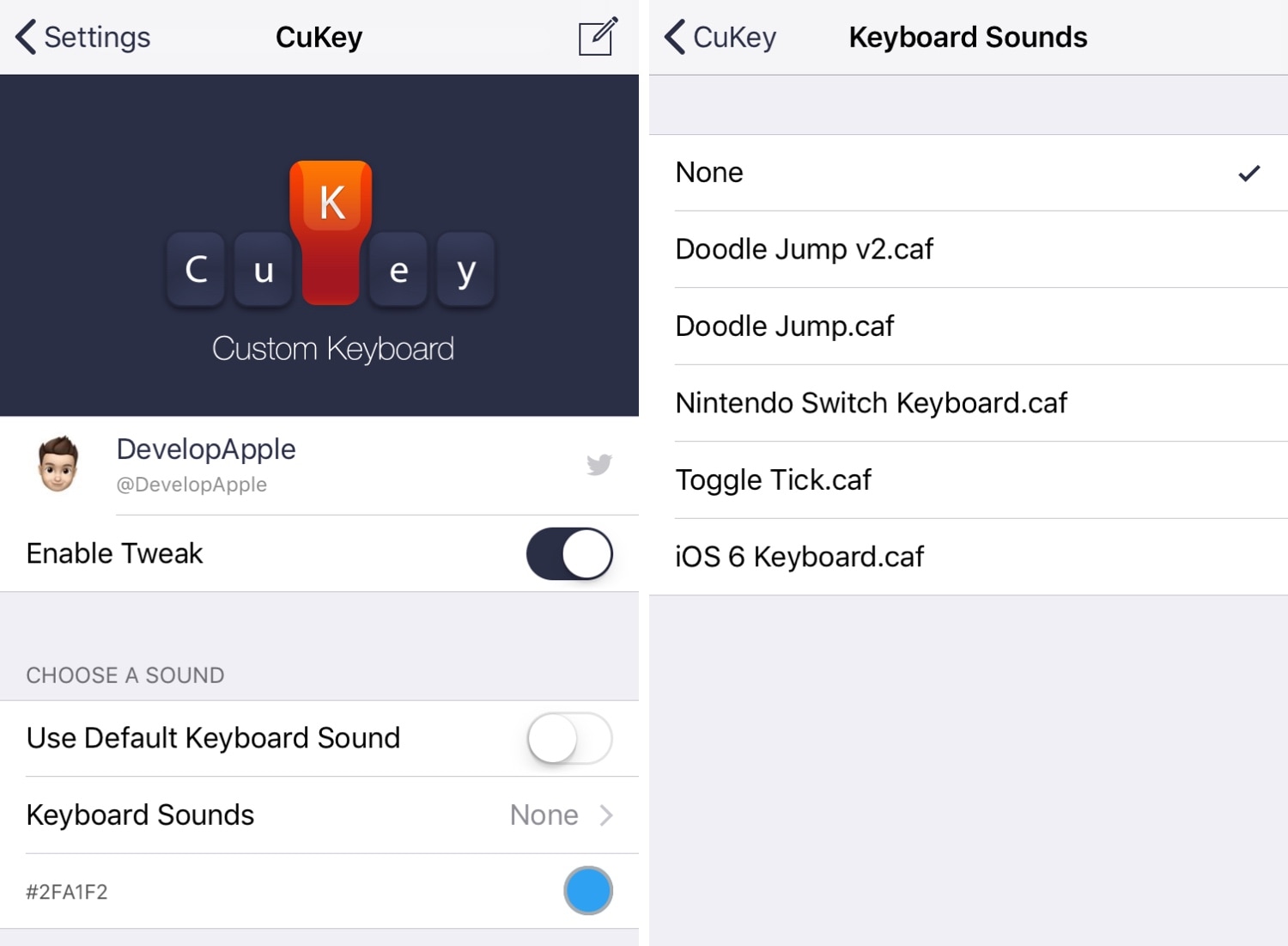 Kustomisasi suara dan tampilan keyboard iPhone Anda dengan CuKey 3