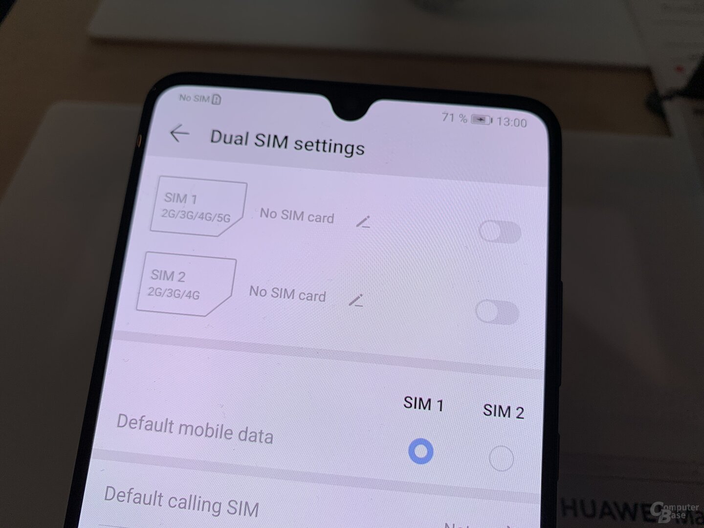 Fungsi dual SIM dari Huawei Mate 20 X 5G