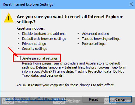 Internet Explorer har slutat fungera