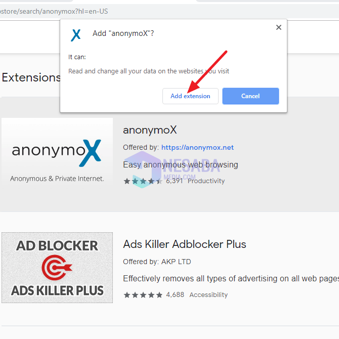 begini cara mengganti ip address ke negara lain dengan anonymox