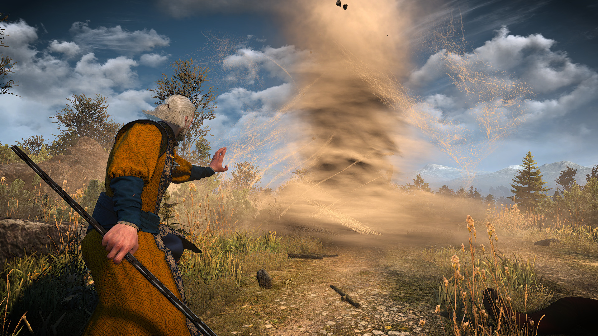 Mod untuk The Witcher 3 ini memungkinkan Anda untuk melemparkan meteor, tornado, memanggil golem & lainnya