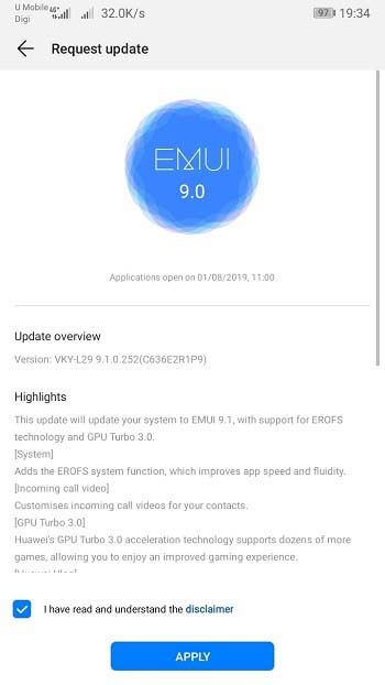EMUI 9.1 Pembaruan untuk Huawei P10 Plus (VKY-L29) diluncurkan | EMUI 9.1.0.252 1