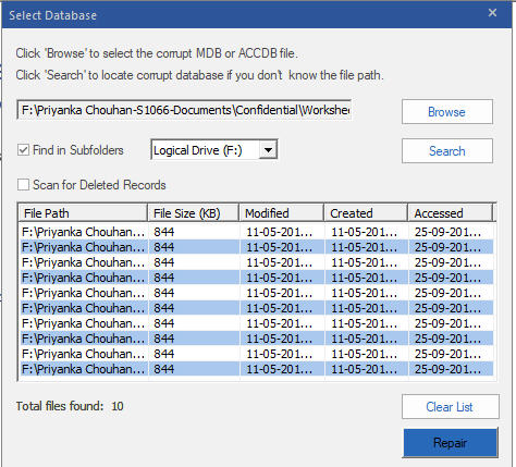 [Fixed]Kesalahan Database Access 2239 - database db.mdb perlu diperbaiki 5