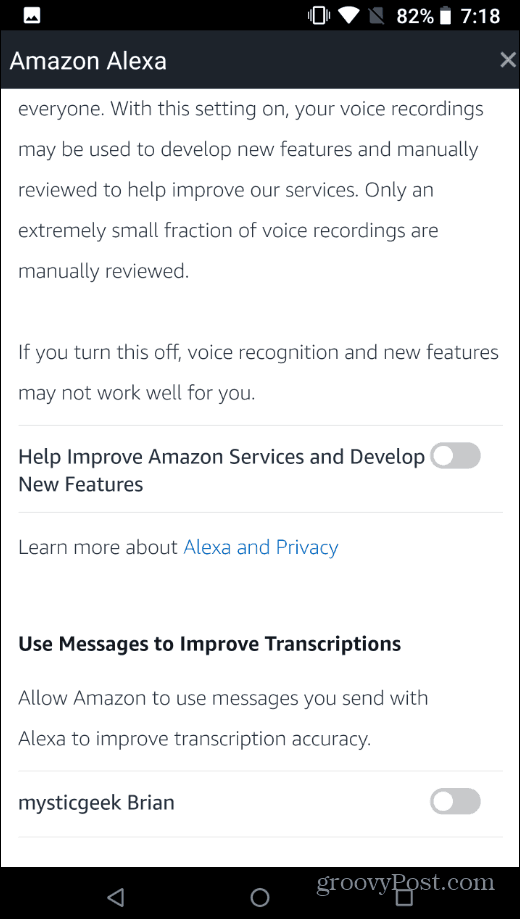 Hur man hindrar människor från att lyssna på dina Amazon Alexa-poster 1