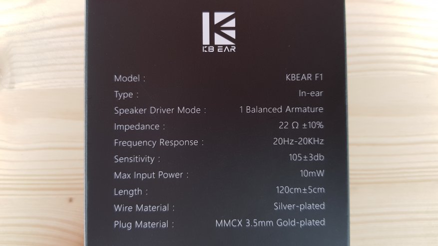 Headphone KBEar F1: kesuksesan nyata 2