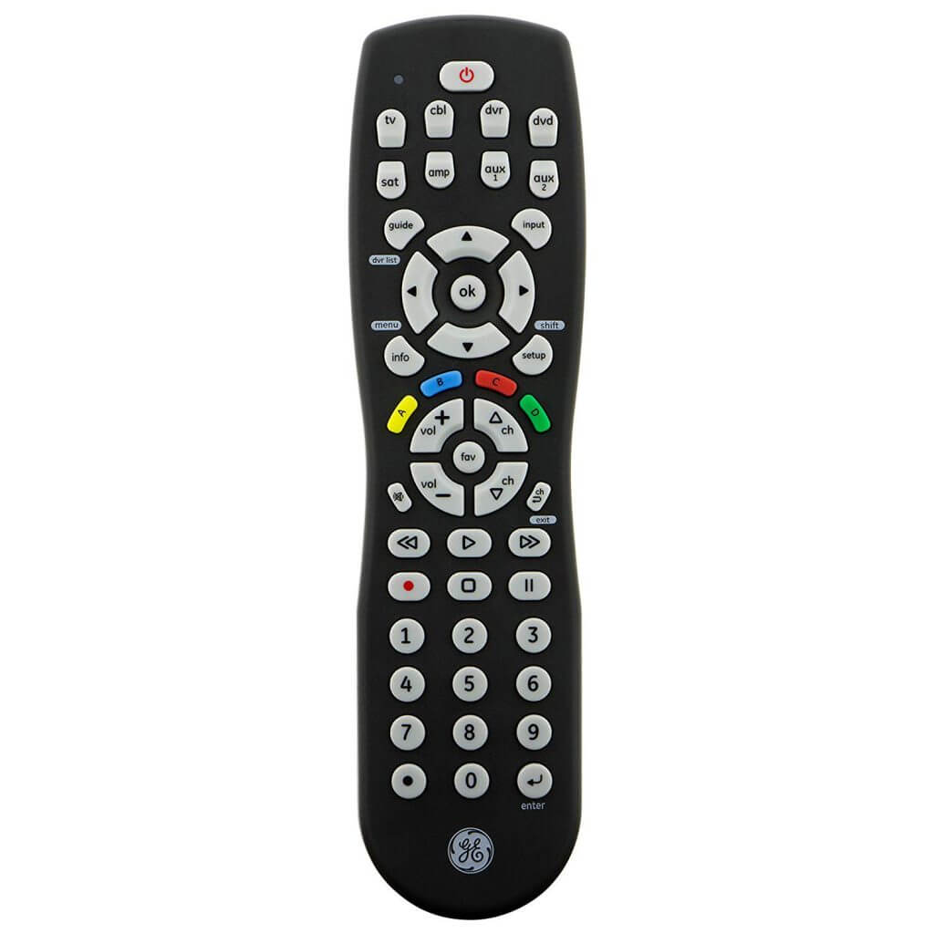 GE 8-Device Universal Remote front 