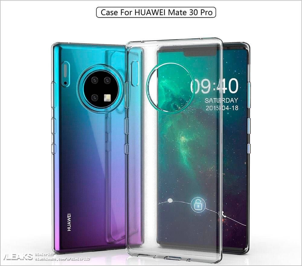 Huawei Mate 30 dan Mate 30 Pro: desain bundarnya dikonfirmasi 3