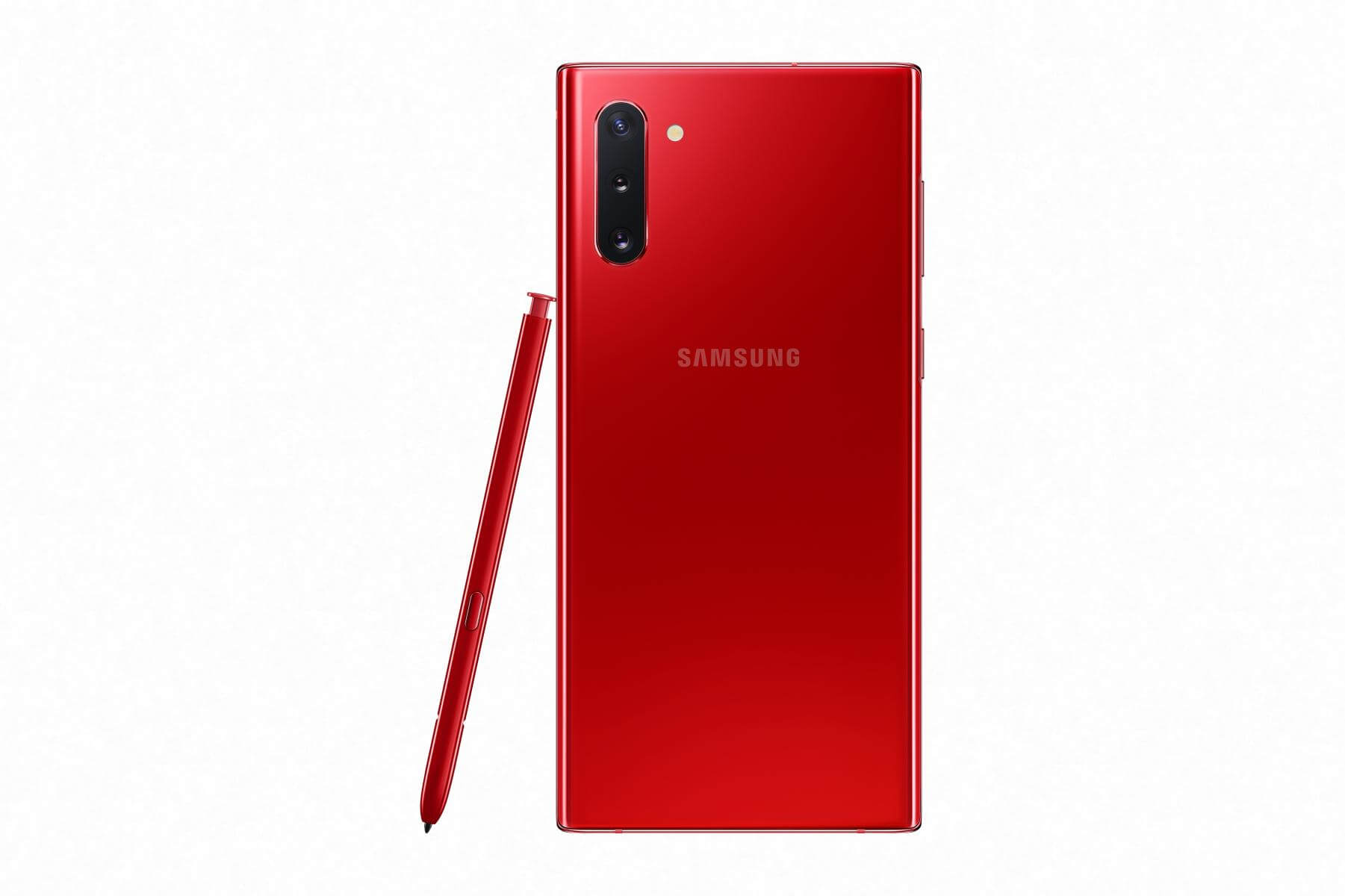 Galaxy Note10 Röd