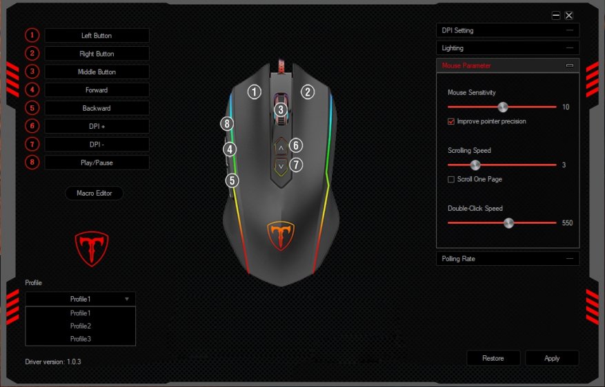 VicTsing T16: mouse gaming murah dengan dukungan makro dan lampu latar RGB 25