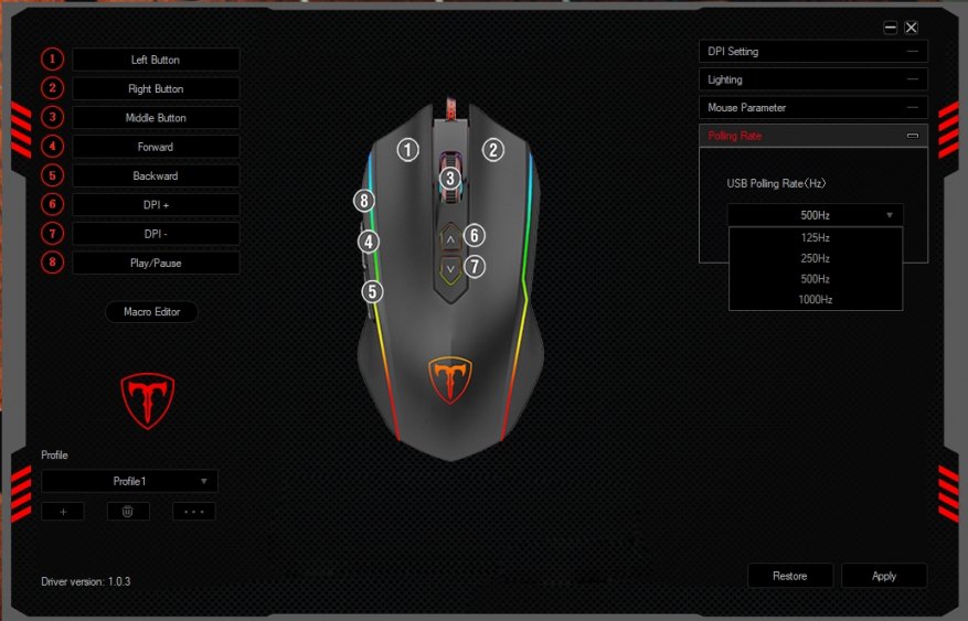 VicTsing T16: mouse gaming murah dengan dukungan makro dan lampu latar RGB 26