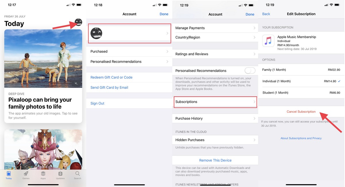 Hur du avbryter ett iOS App Store-prenumeration 5