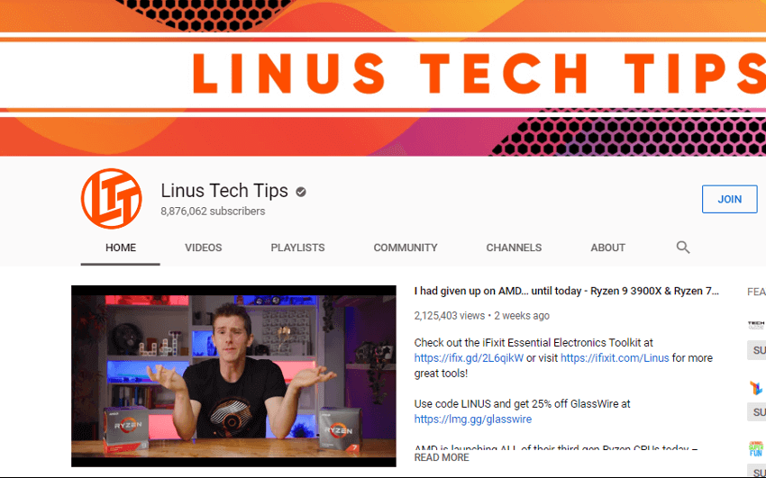Tips Linus- Tech - YouTube Saluran