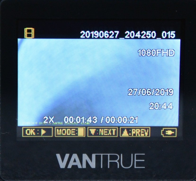 Tiny Vantrue N1 Pro dashcam dengan fungsionalitas yang sangat baik 73