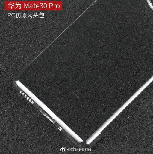 Det påstådda Huawei Mate 30 Pro-fallet hävdar en avrundad bakre kamerainställning 3