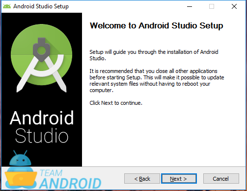 Installera Android Studio - installationsguiden 1