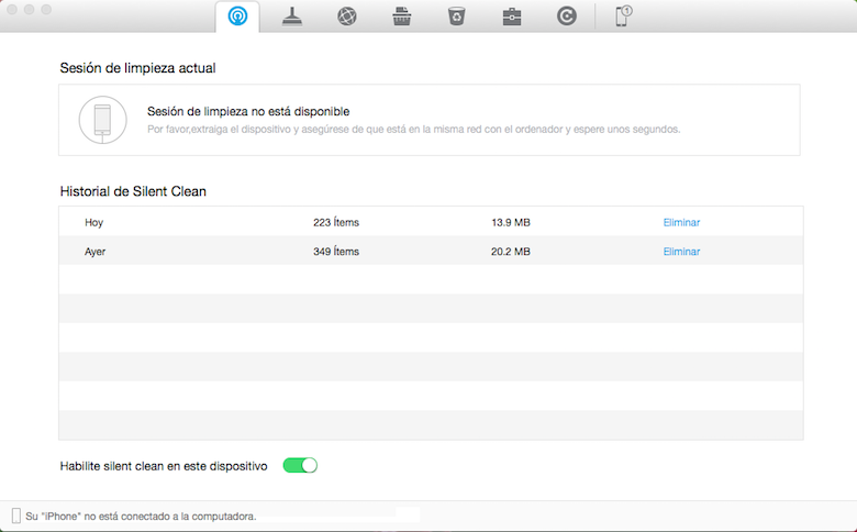 PhoneClean 4, kosongkan ruang di iPhone Anda dengan aman dari Mac dan Windows 4