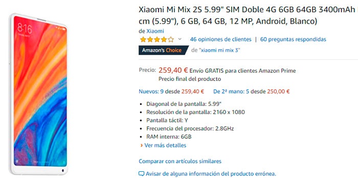 Penawaran Xiaomi Mi Mix 2S