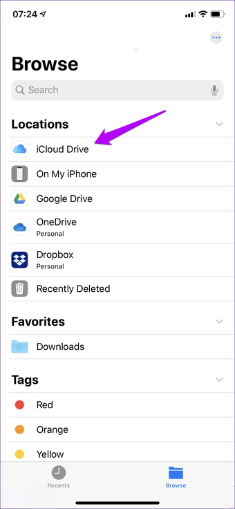 Bifoga en Outlook Icloud-fil till iOS 8