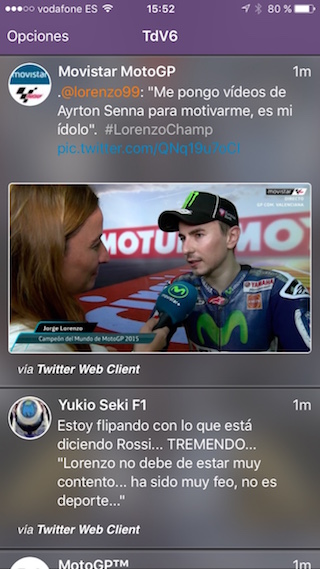 TdV6, F1, dan tweet olahraga motor di iPhone 4 Anda