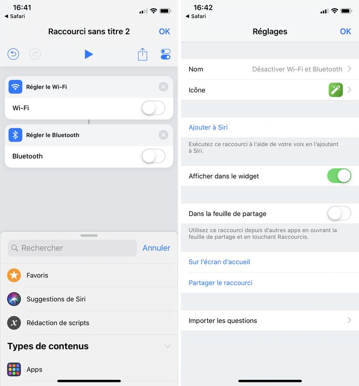 iphone raccourcis desactiver wifi bluetooth Les raccourcis iOS à connaître pour un meilleur penggunaan de son iPhone