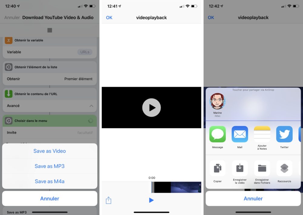iphone raccourcie video youtube enregistrer Les raccourcis iOS à connaître pour un meilleur use de son iPhone