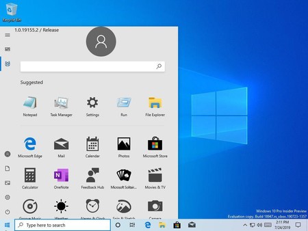 Ny Windows 10-hemmeny