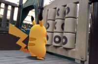 Ini adalah foto Pikachu di taman bermain untuk kalkulator pokemon go iv terbaik untuk android