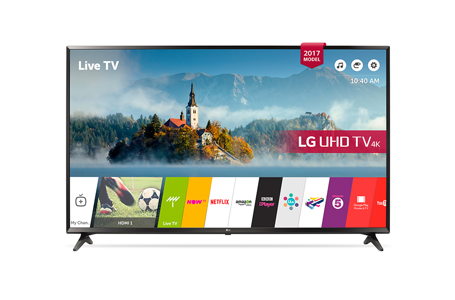 LG 49UJ630V 49in 4K Ultra HD HDR TV (2017) - Ikhtisar produk