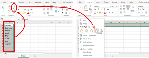 Hur man flyttar kolumner i Excel 3